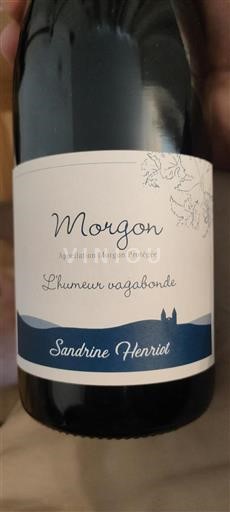 Beaujolais Morgon Sandrine Henriot L'humeur vagabonde 2022