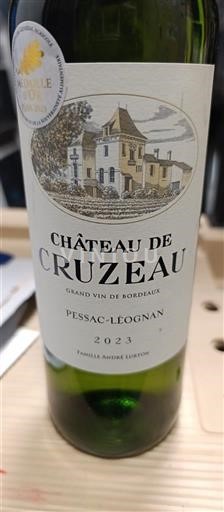 Bordeaux Pessac-Léognan Château Cruzeau 2023