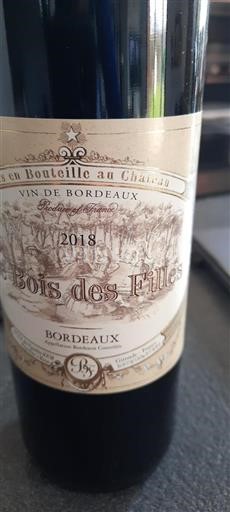 Bordeaux Le Bois Des Filles 2018