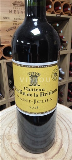Bordeaux Saint-Julien Chateau Moulin de La Bridane 2018