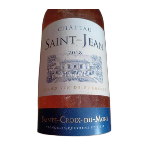 Bordeaux Sainte-Croix-Du-Mont Château Saint-Jean Vignoble Queyrens 2018