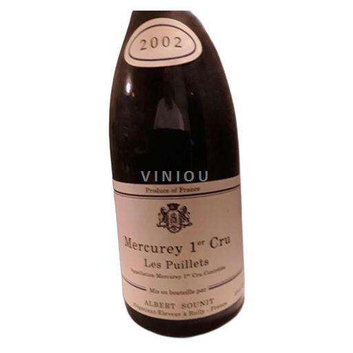 Borgoña Mercurey Premier Cru Domaine Les Puillets Albert Sounit 2002