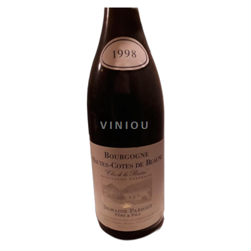 Burgundi Beaunen Ylämaat Premier Cru Domaine Parigot Clos de la Perriere 1998