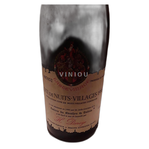 Burgundsko Côte de nuits villages H.deroye Confrérie des chevaliers du Castevin 1988