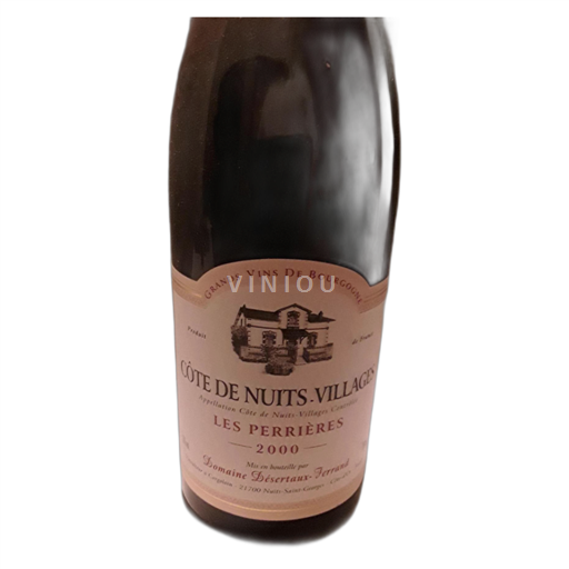 Burgundija Côte de Nuits Villages Domaine Désertaux-Ferrand Les Perrieres 2000