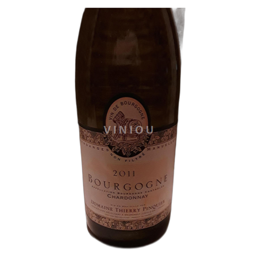 Burgundy Burgundy Chardonnay Domaine Thierry Pinquier Vendanges manuelles 2011