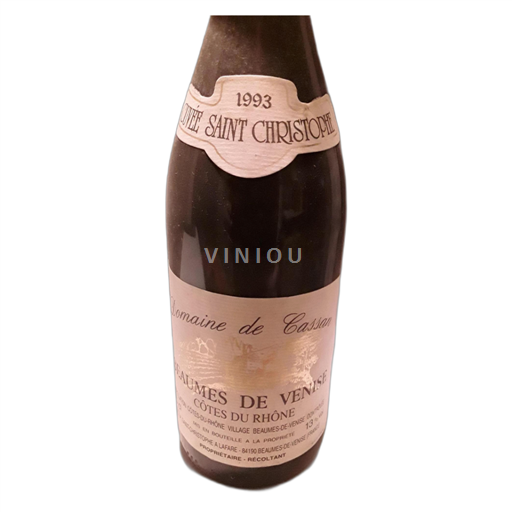 Thung lũng Rhône Beaumes de Venise Domaine Cassan saint Christophe 1993