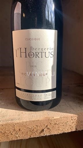 Languedoc Pic-saint-loup Bergerie de l'Hortus Classique 2020