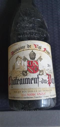 Vallée du Rhône Châteauneuf-du-pape Domaine Val Frais 2011