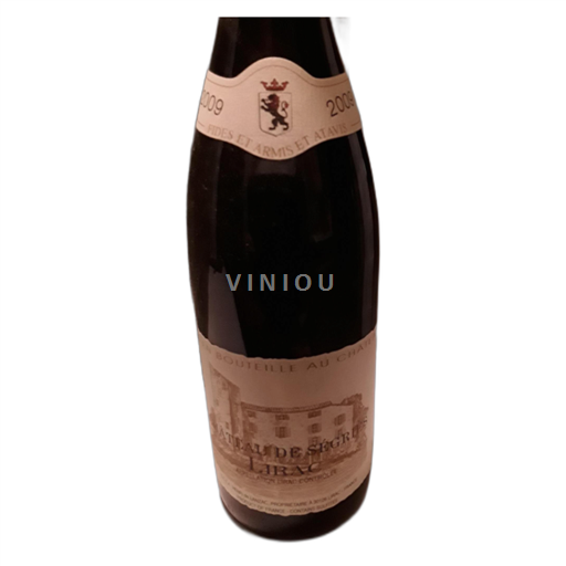 Rhône-dalen Lirac Château Ségriès Médaille d'or Maçon 2010 2009