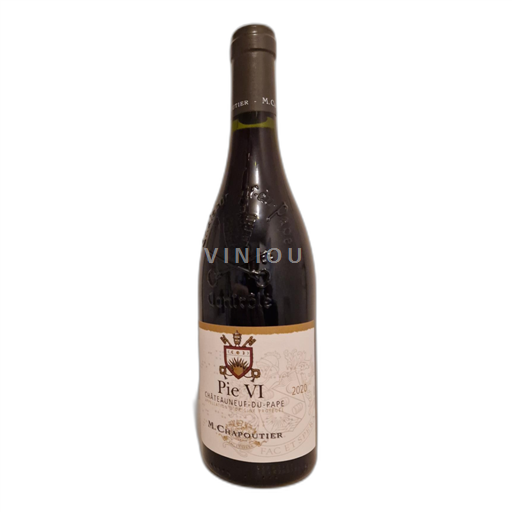 Vale do Ródano Châteauneuf-du-Pape M. Chapoutier Pie VI 2020