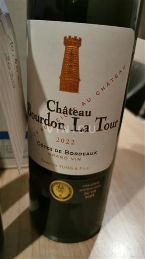 Bordeaux Côtes-de-Bordeaux Château Bourdon La Tour 2022
