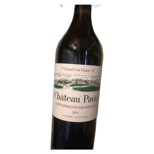 Bordeaux Saint-Émilion Grand Cru Pavie 1er Grand Cru classé A 2016