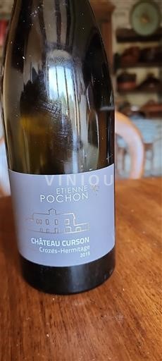 Vallée du Rhône Crozes-hermitage Château Curson 2015