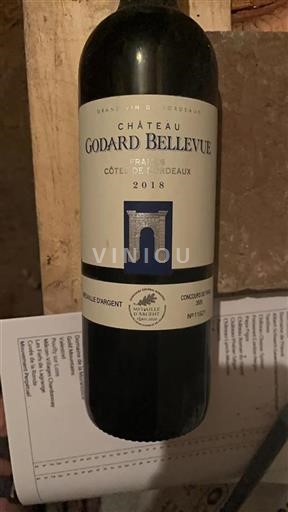 Bordeaux Côtes-de-Bordeaux Château Godard Bellevue 2018