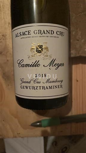 Alsace Alsace Grand Cru Grand Cru Camille Meyer Grand Cru Mambourg Gewurztraminer 2018