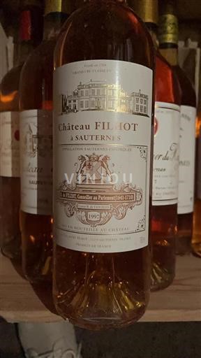 Bordéus Sauternes Grand Cru Château Filhot 1997