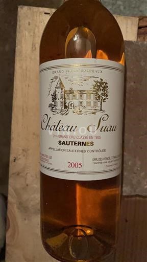 Bordeaux Sauternes Grand Cru Château Suau 2005