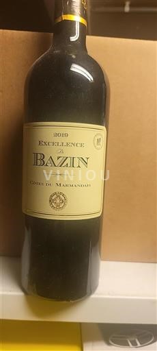 Lounais-Ranska Côtes-du-Marmandais Château Bazin Excellence 2019