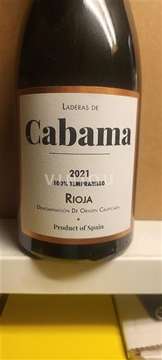 La Rioja Rioja Laderas de Cabama 2021