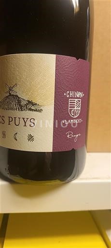 Thung lũng sông Loire Chinon Domaine Lambert Les Puys 2020