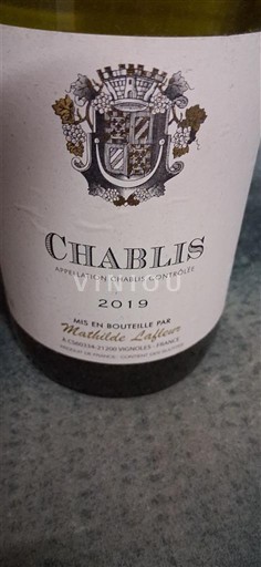 Burgundi Chablis MATHILDE LAFLEUR 2019