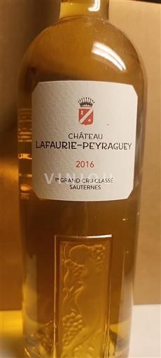 Bordeaux Sauternes Premier Cru Lafaurie-Peyraguey 2016