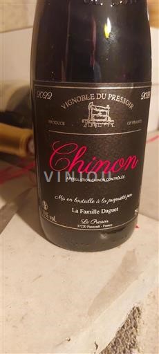 Vale do Loire Chinon Vignoble du Pressoir 2022