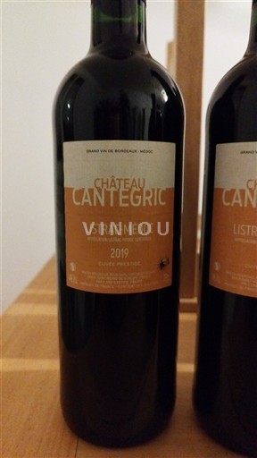 Bordeaux Listrac-Médoc Château Cantegric Prestige 2019