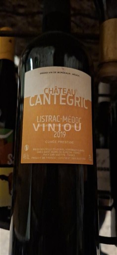 Бордо Лістрак-Медок Château Cantegric Prestige 2019