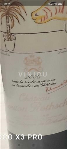 Bordeaux Pauillac Grand Cru Mouton Rothschild 2006