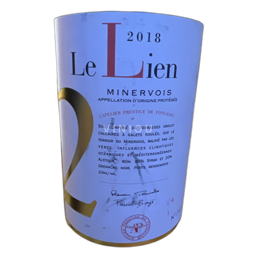 Linguadoca Minervois Foncalieu Le Lien 2018