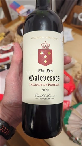 Bordeaux Lalande-de-pomerol Clos des Galevesses 2020