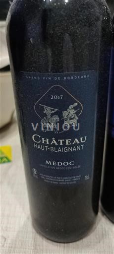 Burdeos Médoc Château Haut-Blaignant 2017