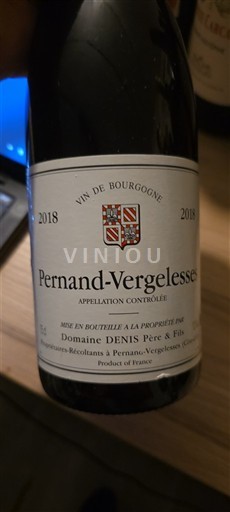 Bourgogne Pernand-Vergelesses Domaine Denis Père & Fils 2018