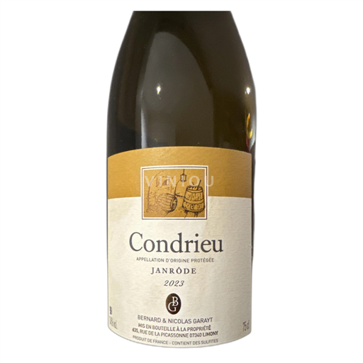 Rhônen laakso Condrieu Bernard & Nicolas Garayt JANRÔDE 2023