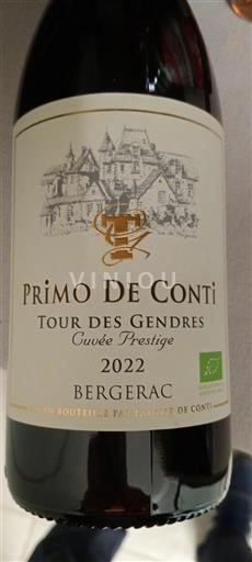 Sydvestfrankrig Bergerac Château Tour des Gendres Primo de Conti Prestige 2022