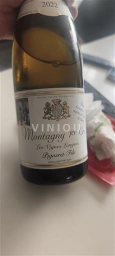 Bourgogne Montagny Premier Cru Pigneret Fils Les Vignes Longues 2022