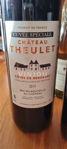 Sudoeste Côtes-de-Bergerac Château Theulet Spéciale 2019