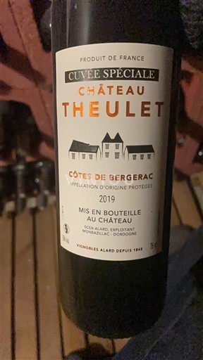Tây Nam Côtes-de-bergerac Château Theulet Spéciale 2019