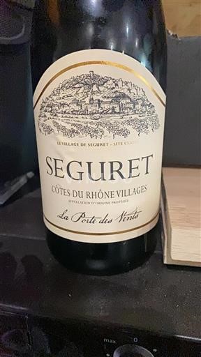 Rhônedalen Ospecificerad La Porte des Vents Icke årgångsbetecknad