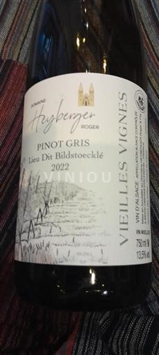 Elsass Domaine Heyberger Lieu Dit Bildstoecklé 2022