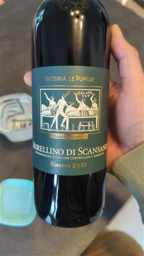 Toscana Morellino di Scansano Fattoria Le Pupille Riserva 2021