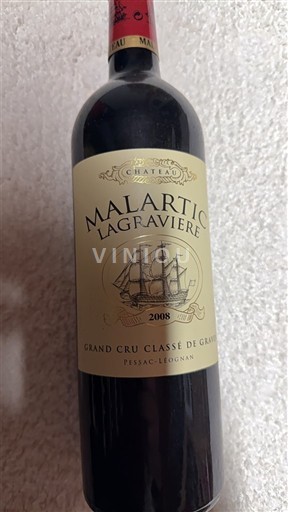 Bordeaux Pessac-Léognan Grand Cru Château Malartic-Lagravière 2008