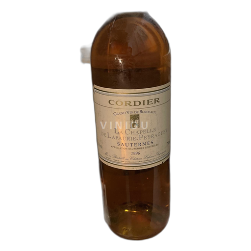Bordeaux Sauternes La Chapelle de Lafaurie-Peyraguey 1996