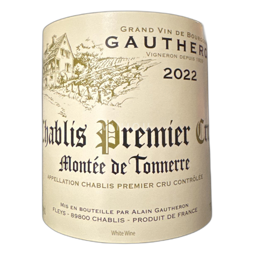 Bourgogne Chablis premier cru Gautheron Montée de Tonnerre 2022