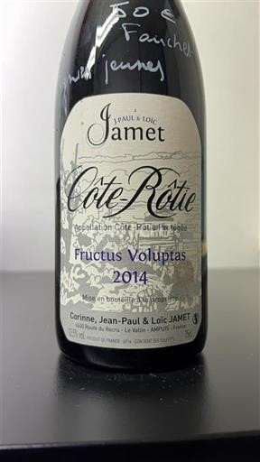 Valea Ronului Côte-rôtie Jamet Fructus Voluptas 2014