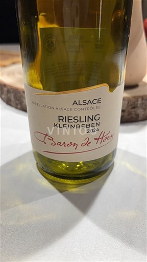 Elsass Baron de Hoen Riesling Kleinreben 2024