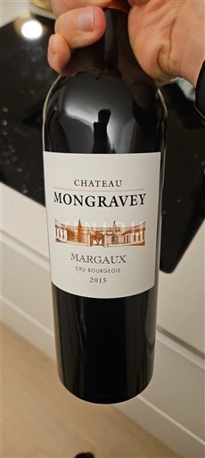 Bordeaux Margaux Cru Bourgeois Château Mongravey 2015