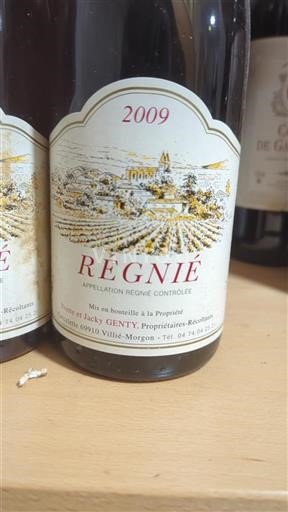 Beaujolais Régnié Yvette Et Jacky Genty 2009
